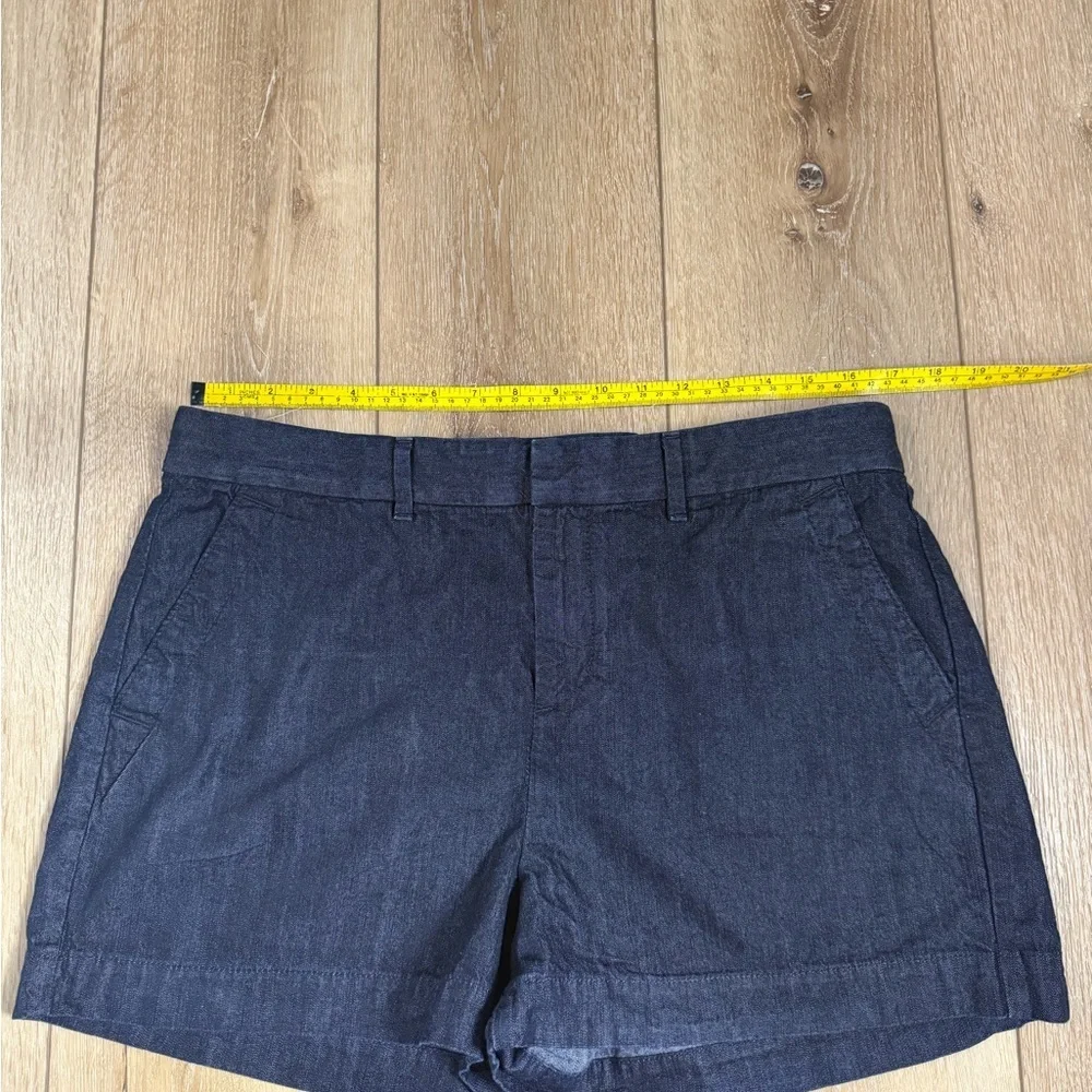 Ann Taylor Loft High Rise Dark Wash Blue Denim Jean Shorts Women 31/12